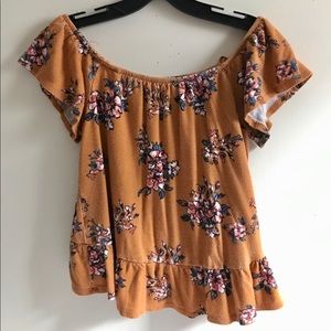 Floral Peplum Top